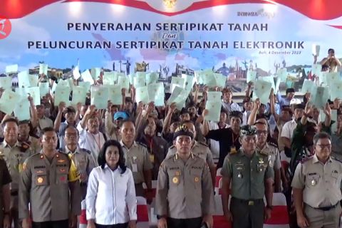 Bali terapkan sertifikat tanah elektronik bertahap di kabupaten kota