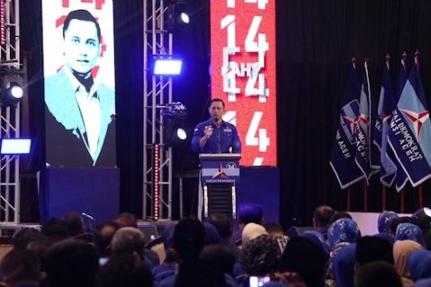 Gelar konsolidasi di Aceh, AHY minta caleg terjun langsung masyakarat