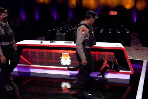 Unit anjing pelacak dikerahkan untuk amankan debat perdana cawapres