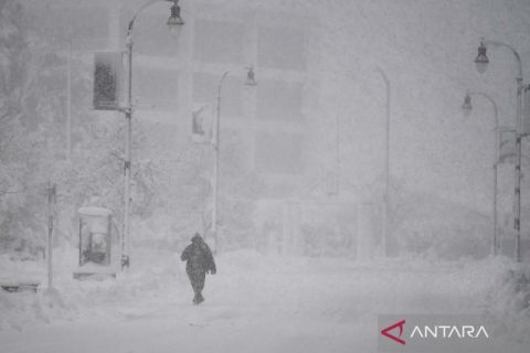 Badai musim dingin pertama tahun 2024 di Amerika Serikat