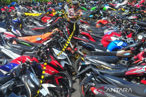 Polisi tertibkan sepeda motor knalpot brong demi kenyamanan masyarakat
