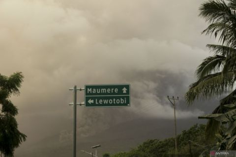 STATUS GUNUNG LEWOTOBI NAIK JADI AWAS