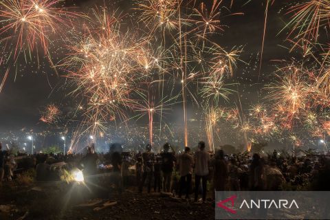 Perayaan Tahun Baru 2024 di Palu