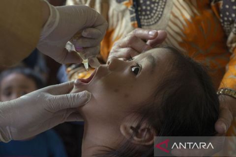 Imunisasi polio di Klaten