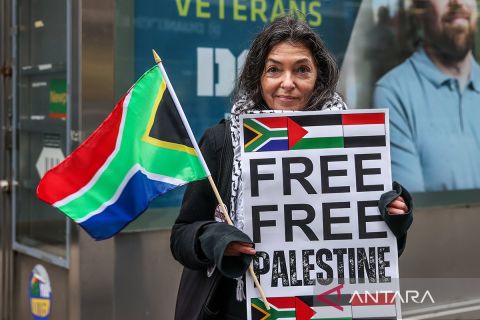 Pro Palestina terus suarakan kebebasan Palestina di AS