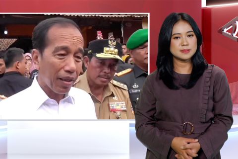 Jokowi tinjau harga bahan pokok hingga netralitas PBNU pada Pemilu