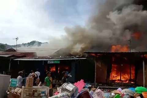 Kebakaran di Pasar Youtefa Jayapura, polisi duga ada kesengajaan