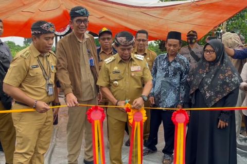 Gubernur Kaltara resmikan jembatan permudah mobilitas hasil pertanian