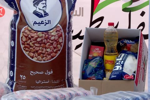Kementerian Wakaf Mesir kirim bantuan pangan ke Gaza