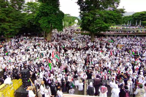 Peringati 100 hari genosida Israel, warga Jabar gelar aksi solidaritas