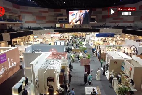 Mengintip suasana pameran bertema Ramadan di Kuwait