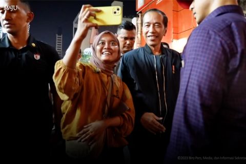 Sapa warga Solo, cara Presiden Jokowi rayakan pergantian tahun