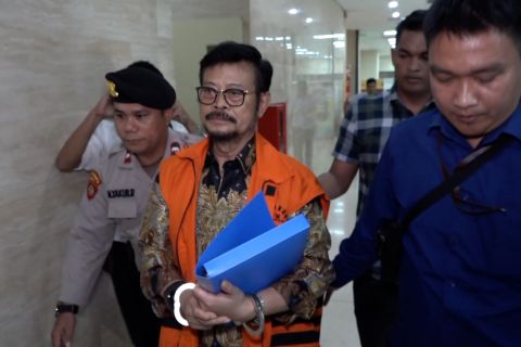 SYL jalani pemeriksaan di Bareskrim terkait kasus pemerasan Firli