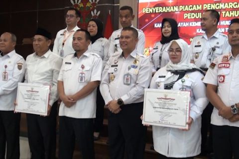 2 Kabupaten di Kalteng raih penghargaan Peduli HAM 2023