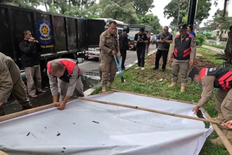 Bawaslu Kota Bogor cabut APK yang bahayakan pengguna jalan