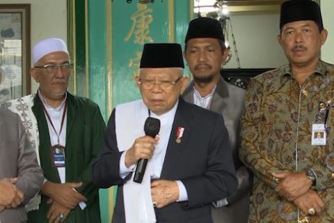 Wapres Ma'ruf Amin dukung sikap walk out Menlu saat debat DK PBB