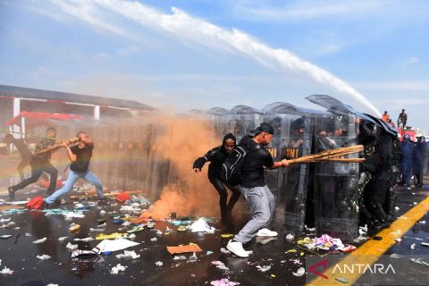 Simulasi pengamanan Pemilu 2024