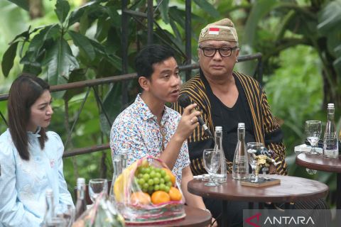 Gibran kampanye tatap muka bersama seniman di Tangerang