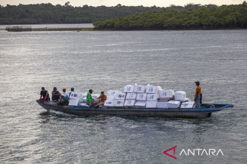 Distribusi logistik pemilu di pulau-pulau terluar Batam
