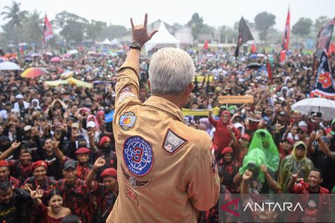 Ganjar hadiri Hajatan Rakyat di Magelang