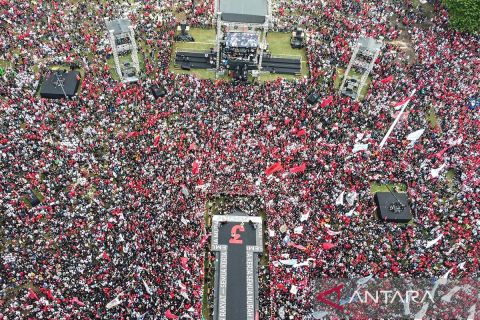 Kampanye akbar terakhir Ganjar Pranowo-Mahfud MD