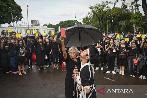 Aksi Kamisan ke-805 menyoroti praktik kotor dalam kontestasi Pemilu 2024