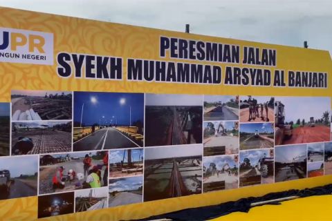Gubernur Kalsel resmikan Jalan Syekh Muhammad Arsyad Al Banjari
