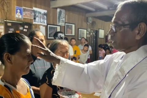 Begini Rabu Abu umat Katolik Dayak Iban di Sungai Utik, Kapuas Hulu