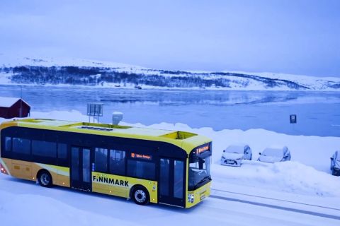 Bus tahan cuaca dingin dari China beroperasi rutin di Norwegia
