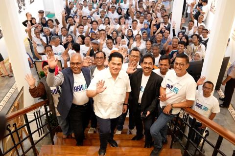 Erick Thohir kunjungi gedung ANTARA di Pasar Baru