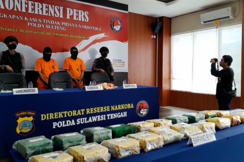 Kasus narkoba di Sulteng tinggi, terbanyak di Banggai dan Palu