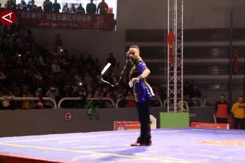 Kejuaraan wushu sambut Tahun Naga Kayu di Mesir