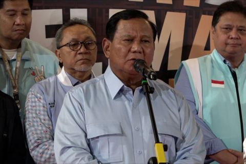Prabowo: Kalau paslon 1 dan 3 punya gagasan baik, kami dukung