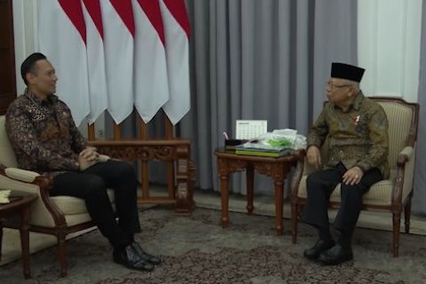 AHY dapat wejangan dari wapres untuk tuntaskan persoalan agraria