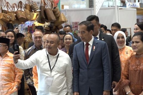 Jokowi dan Iriana mampir lagi ke Inacraft