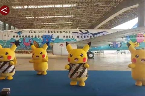 Terbang bersama Pokemon di pesawat Garuda Indonesia