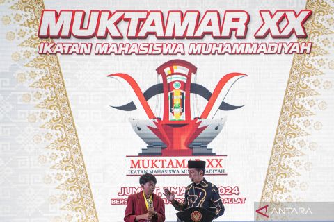 Presiden Jokowi hadiri pembukaan Muktamar IMM di Palembang