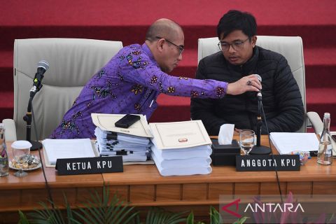 Rapat pleno terbuka rekapitulasi nasional untuk suara luar negeri