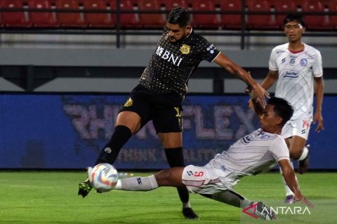 Arema FC ditahan imbang tim tamunya Bhayangkara Presisi Indonesia FC