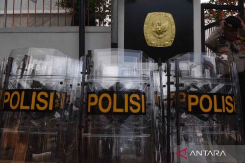 Pengamanan KPU diperketat jelang pengumuman hasil Pemilu 2024
