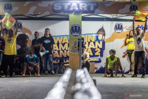 Balap lari tradisional Pangova di Palu