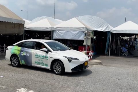 Gunakan taksi listrik, Bandara Thailand jadi ramah lingkungan