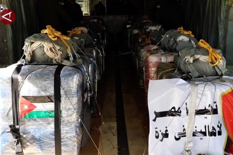 Mesir gabung operasi internasional untuk terjunkan bantuan ke Gaza