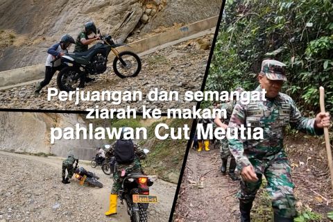 Perjuangan dan semangat saat ziarah ke makam pahlawan Cut Meutia