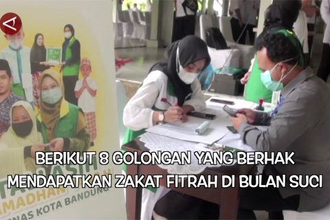 Berikut 8 golongan yang berhak mendapatkan zakat fitrah di bulan suci