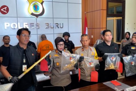 Polisi tangkap pelaku pencurian tiang berlapis emas 2,6 kilogram