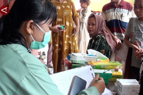 Warga terdampak banjir di Palangka Raya keluhkan berbagai penyakit