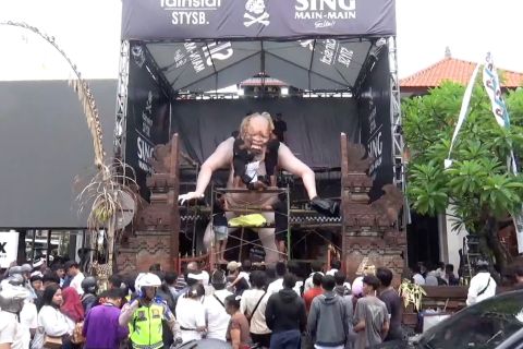 Suasana Jelang Nyepi di Kota Denpasar