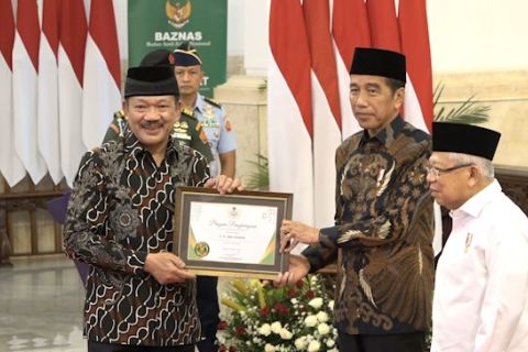 Presiden dan Wapres terima penghargaan 'lifetime achievement'  Baznas