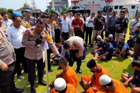 Sebanyak 3.579 tersangka diamankan selama operasi Pekat Candi 2024